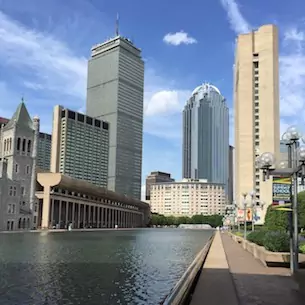 Prudential building and Boston skyline